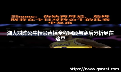湖人对阵公牛精彩直播全程回顾与赛后分析尽在这里